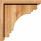 Ekena Millwork Pescadero Rough Sawn Corbel w/Backplate, Western Red Cedar, 6"W x 12"D x 12"H COR06X12X12PEC01RWR - alternate 4